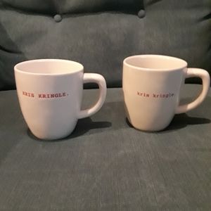 Rae Dunn Christmas Collection Mug set